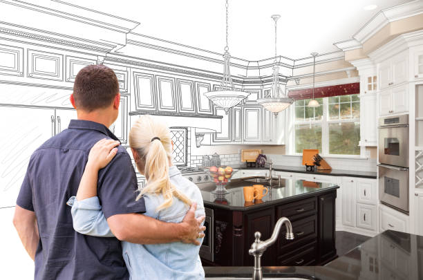 Professional Kitchen Island Installation technician working in Frederick, PA